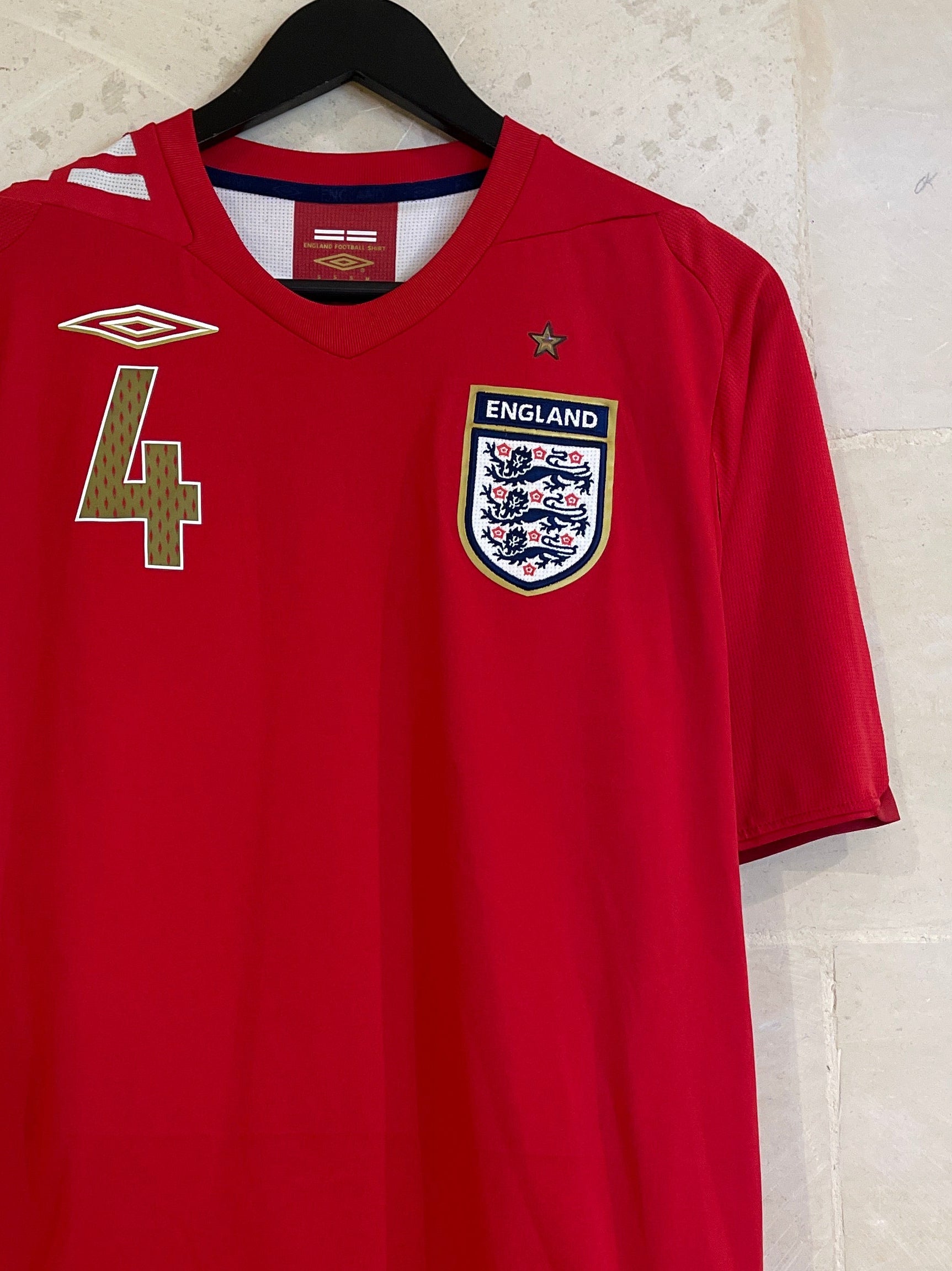 2006-08 England Away Shirt GERRARD (XL)*