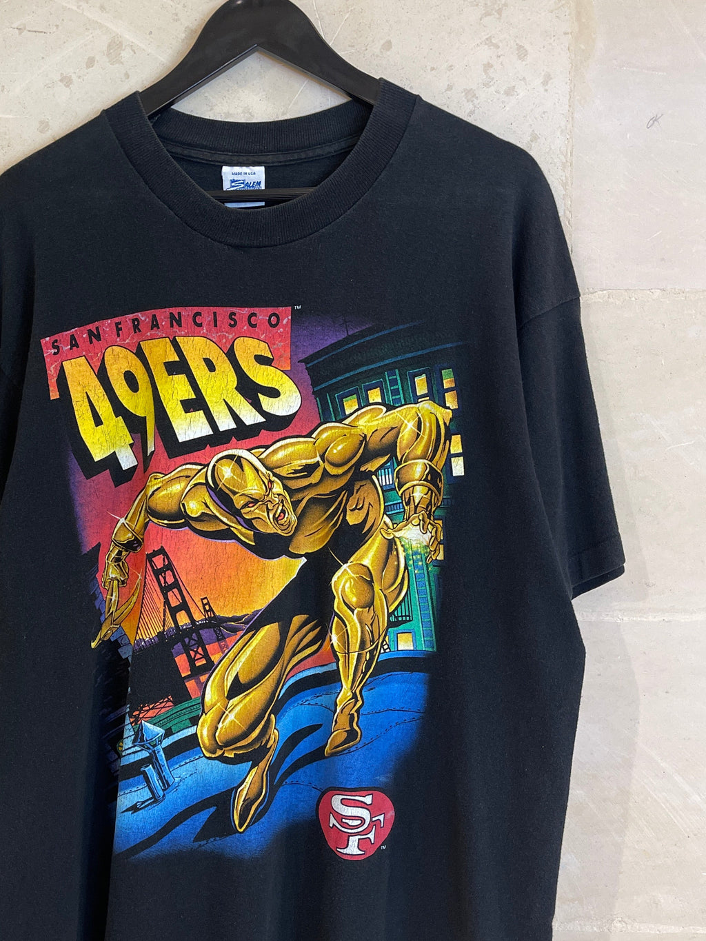 Vntg 1994 76ers Silver Surfer Tee (Large)*