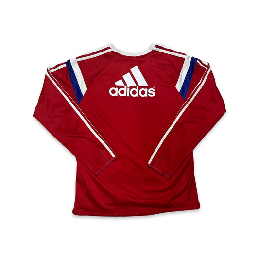 2014-15 Bayern Munich Adidas Training Shirt (Large) paint stains & pinhole bottom part