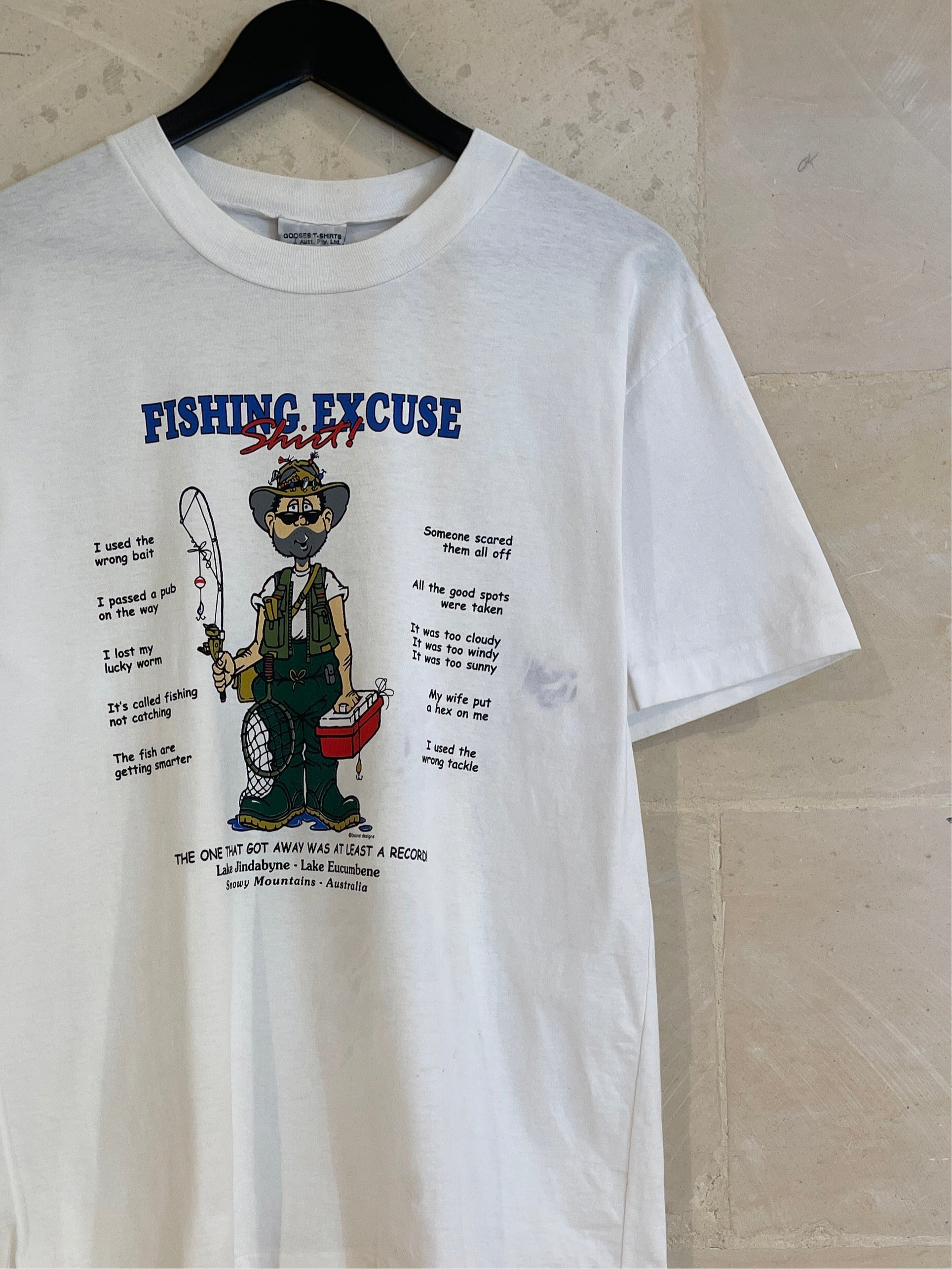 Vntg Fishing Statement Tee (Fits Large)*