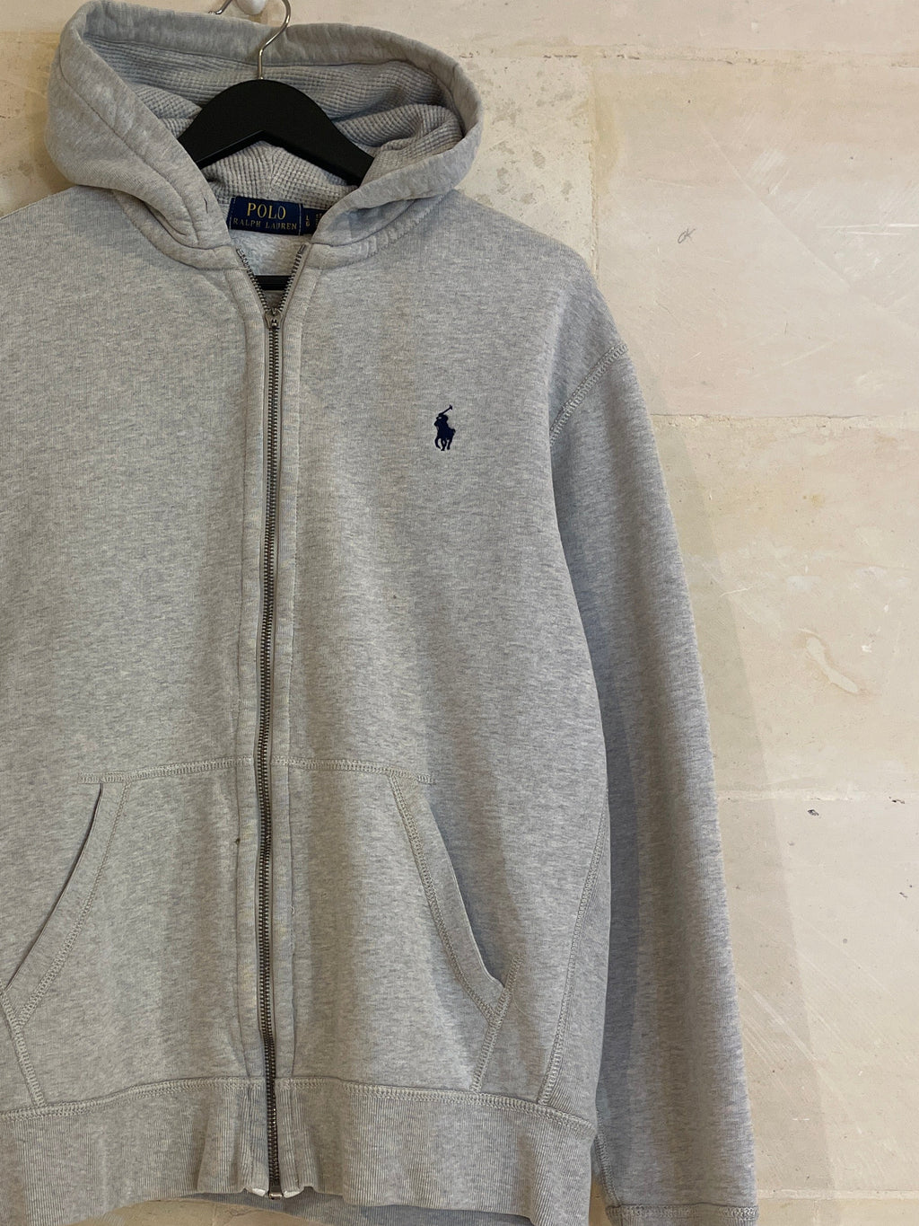 Ralph Lauren Gray Hoodie Jacket (Large)