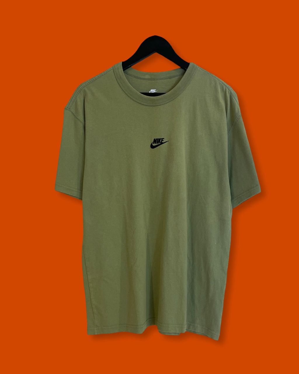 Nike Army Green Mid Swoosh Tee (Fits Large)*