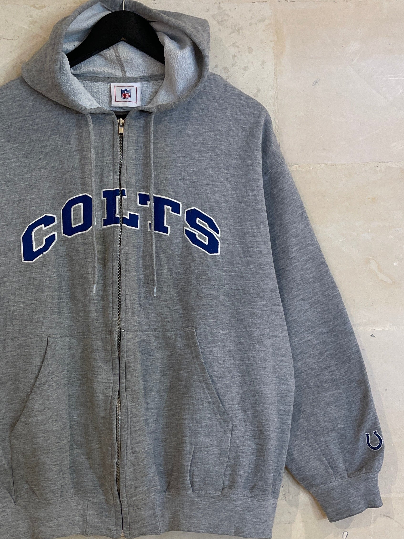 Colts Full Zip Hoodie Jacket (Fits XL)