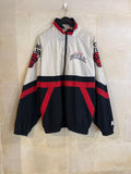 Vntg Chicago Bulls Qzip Sports Jacket (XL)