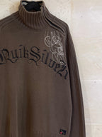 Quicksilver Side Half Zip Brown (XL)