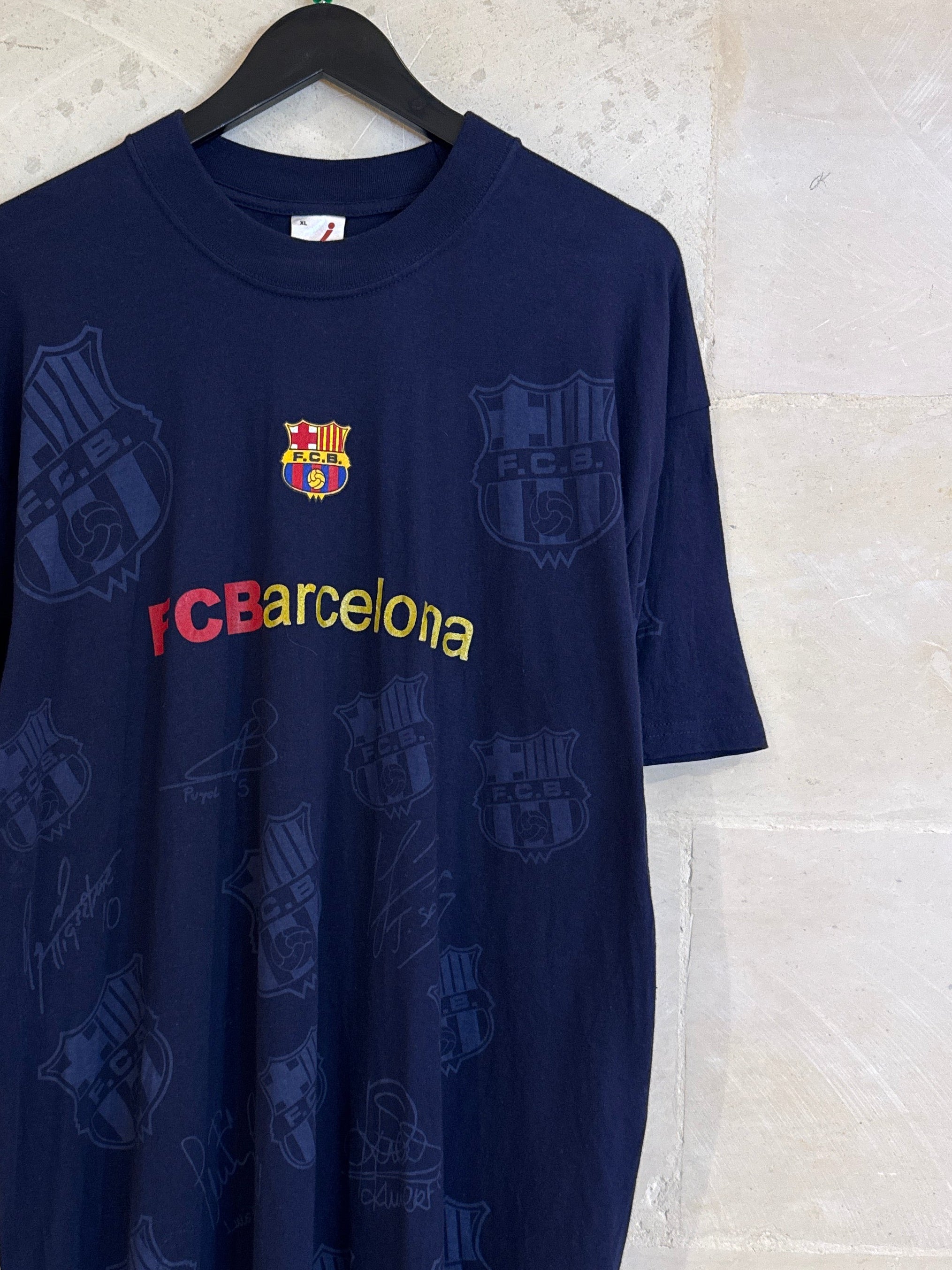 Vntg F.C Barcelona tee (XL)*