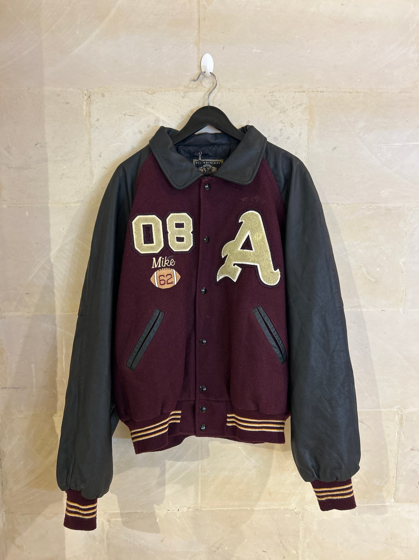 Vntg Alvirne Broncos Varsity Jacket (Fits Large)