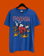 Vntg 80s Fantasia Mickey Mouse Tee (Medium)