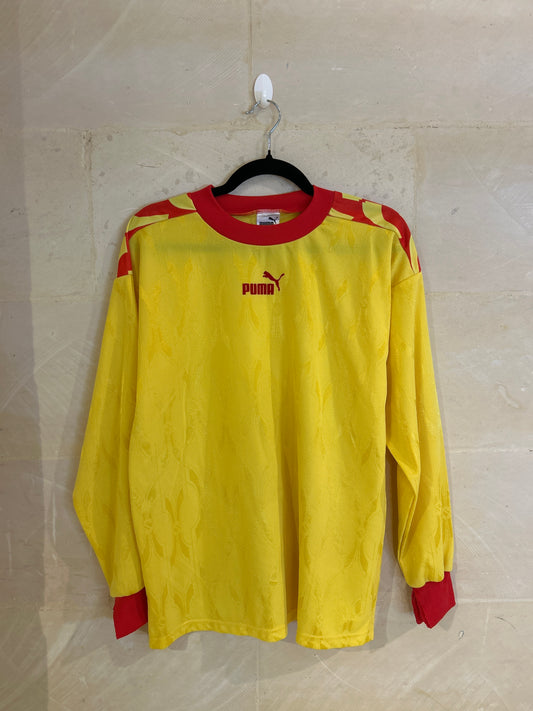 Vntg Puma Blank Football LS (Large)