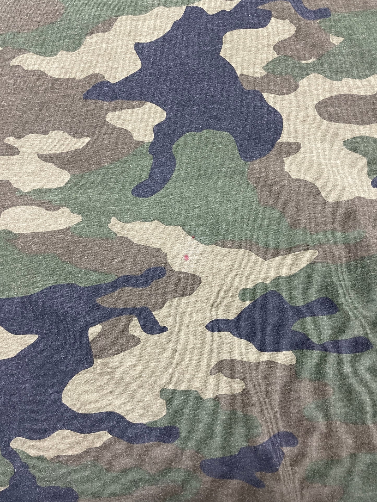 Stussy Camouflage Tee (fits XL) Small Dot Stain