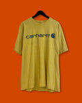 Carhartt Spell Out Yellow Tee (Medium)