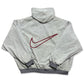 Vintage NIKE Reversible Jacket (XL) light pink stain on the grey side