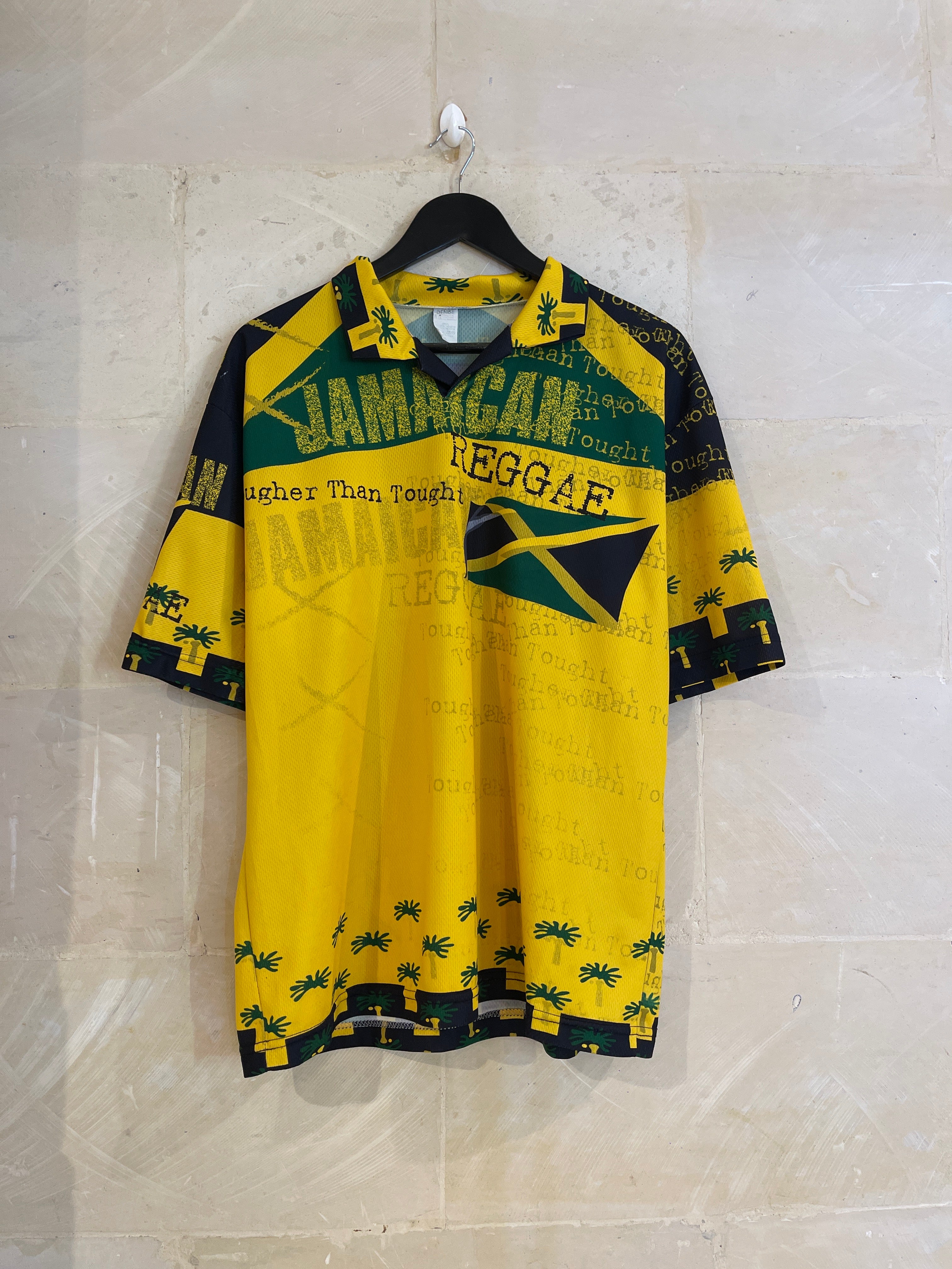 Vntg Jamaican Reggae Shirt (XL) ss