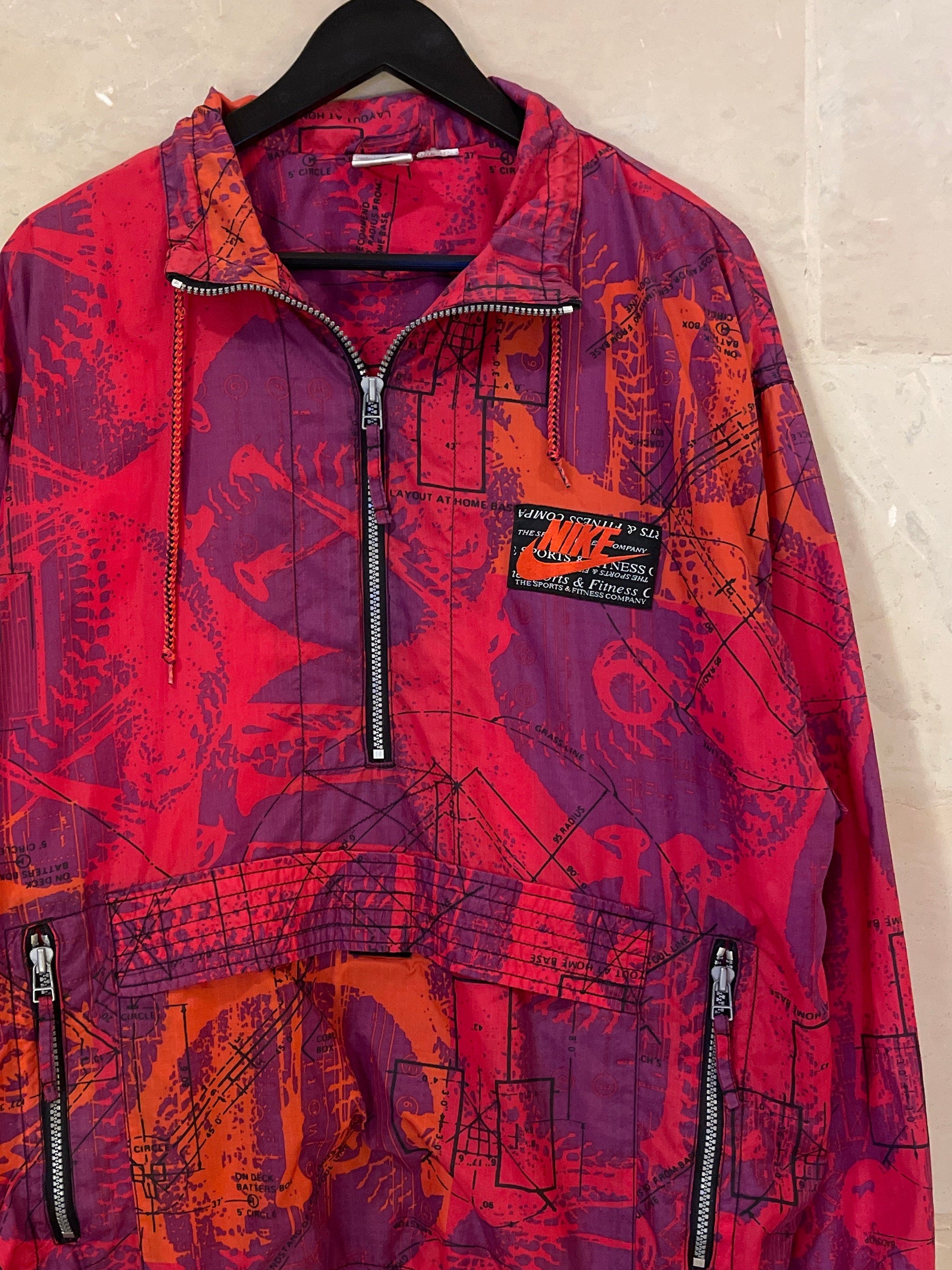 Vntg Multi Color Windbreaker (XL)