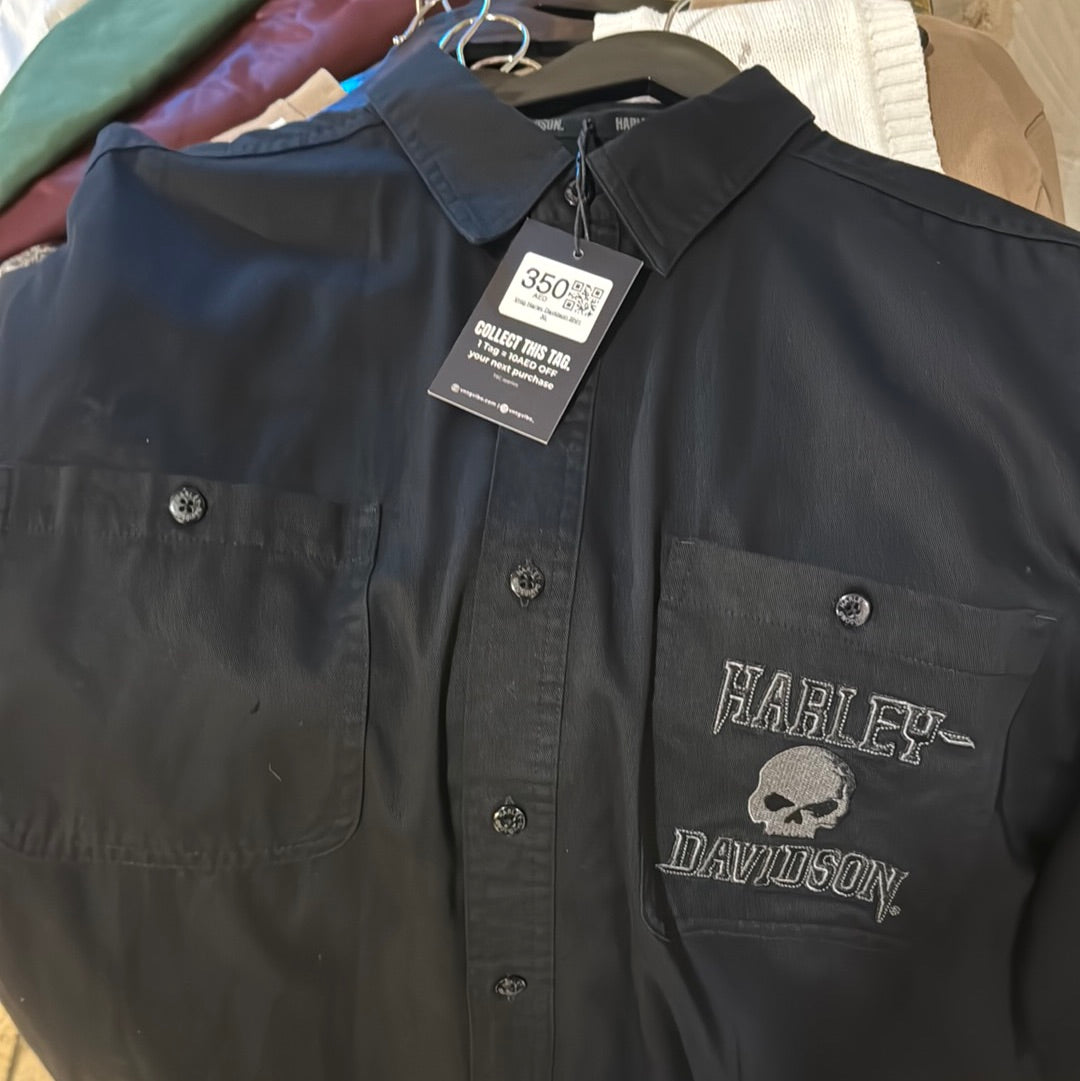 Vntg Harley Davidson Shirt (XL-XXL)