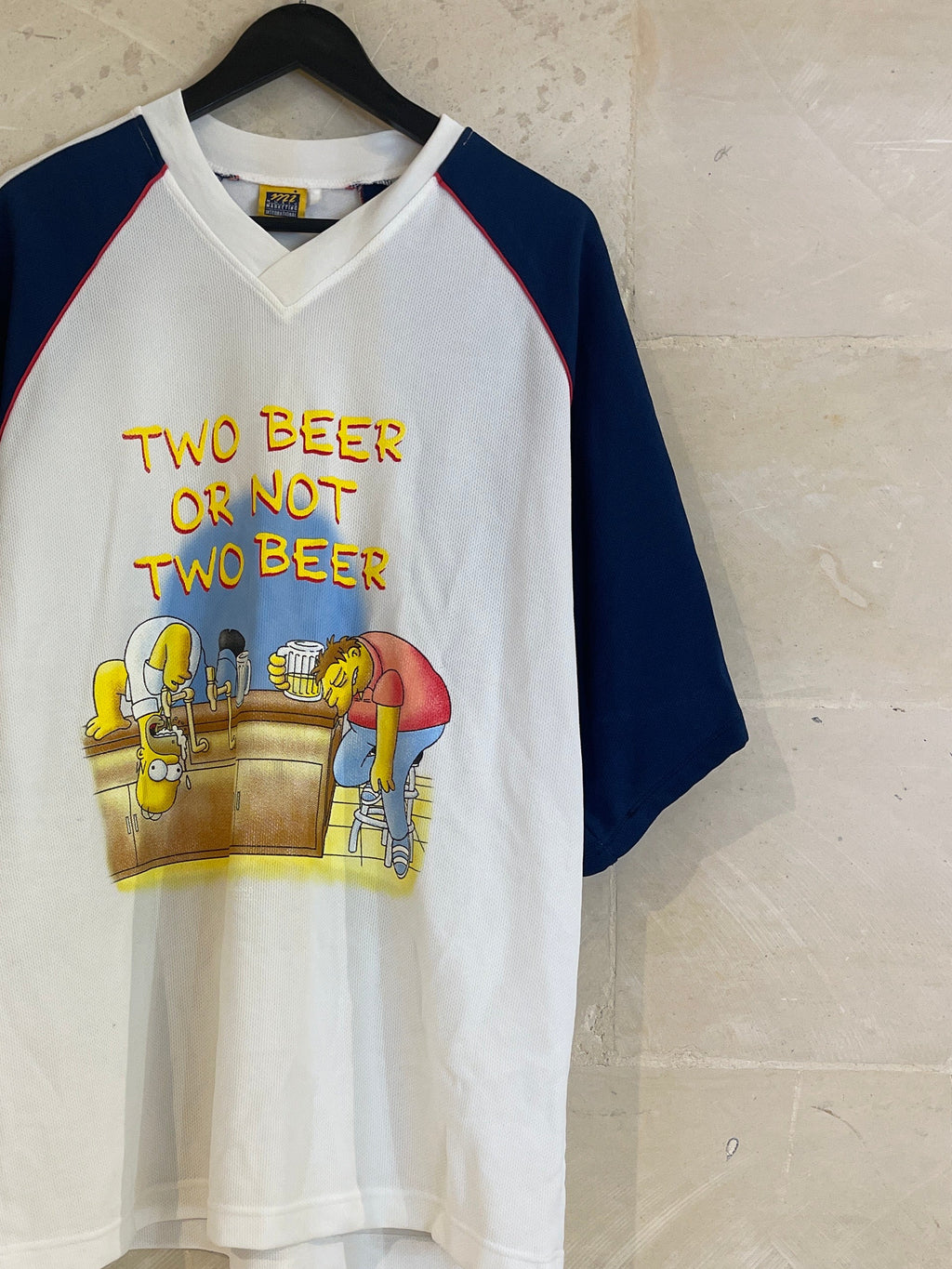 Vntg Two Beer Or Not Jersey (XL)