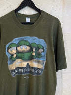 Vntg SouthPark Saving Private Ryan Parody Tee (Large)
