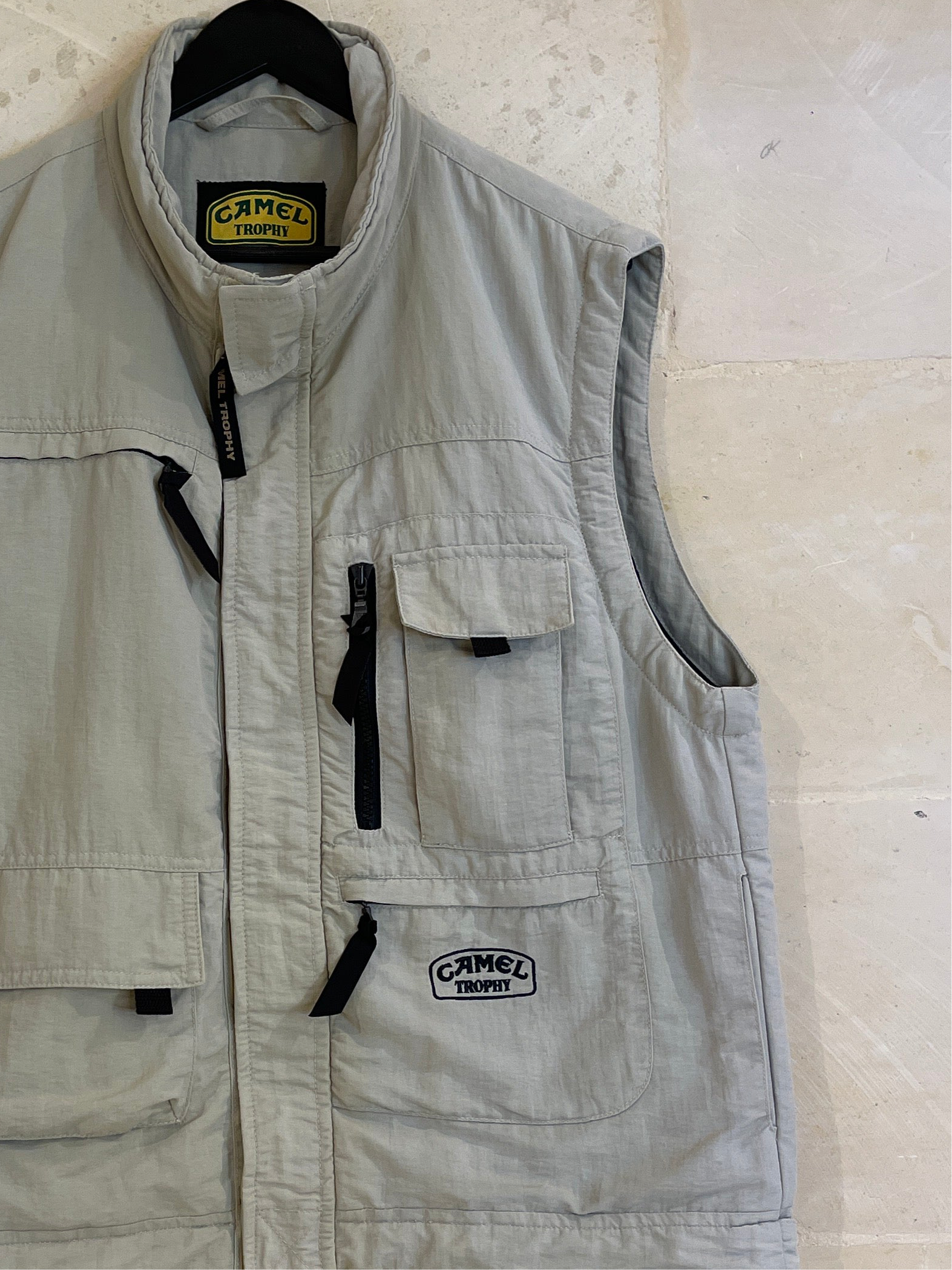Vntg Utility Camel Vest (XL)