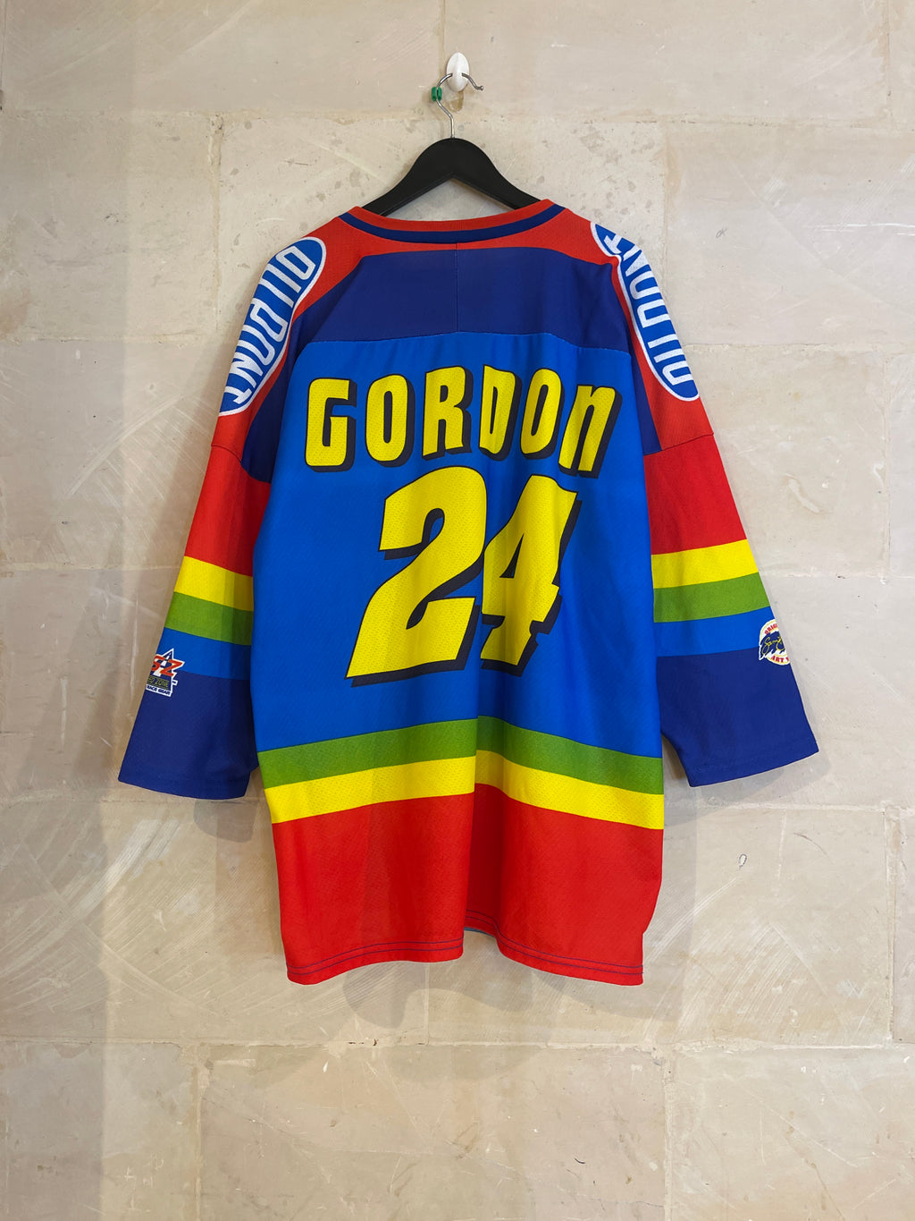 Vntg 90s Jeff Gordon. hockey Jersey (XL)