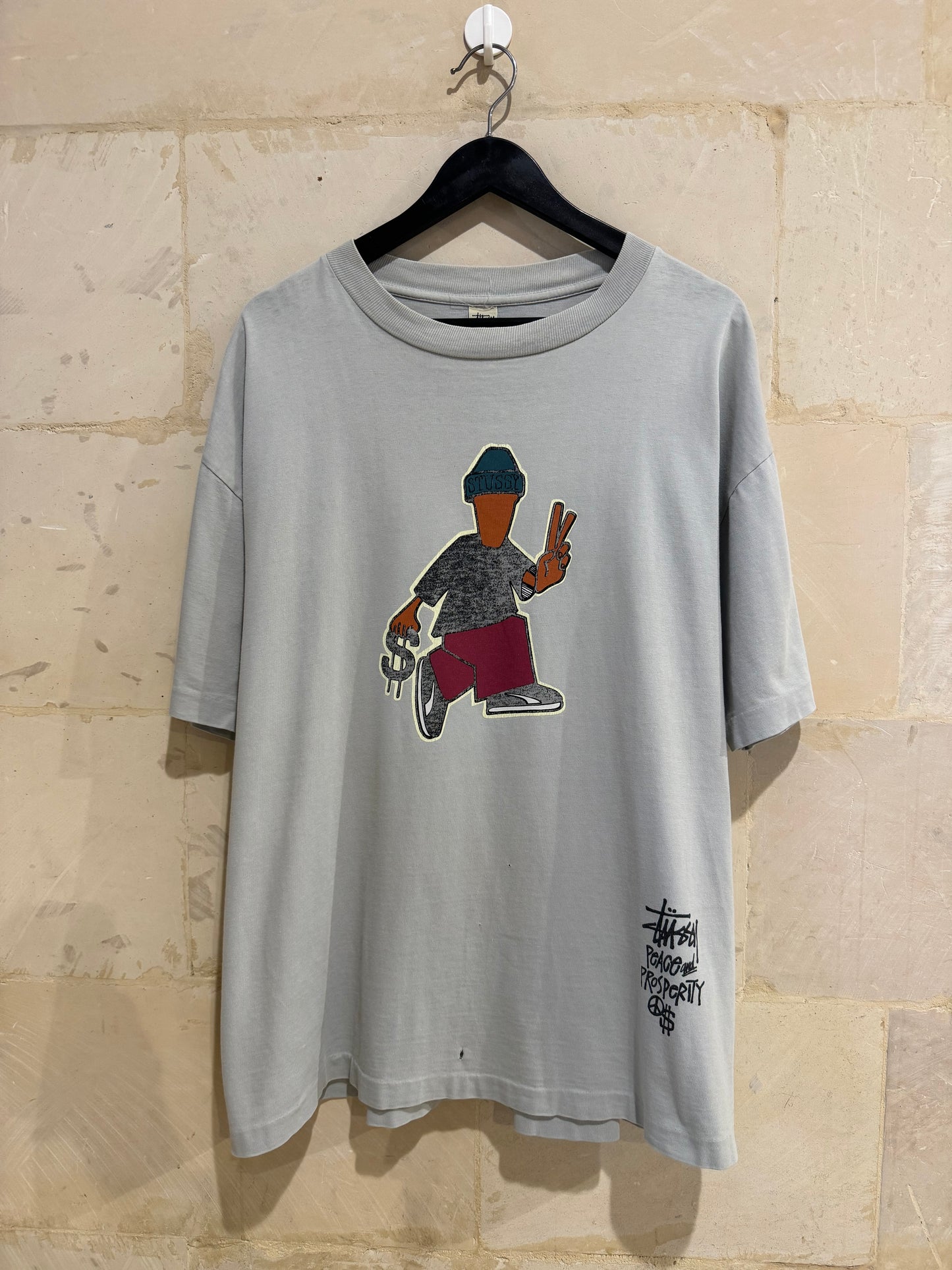 90s Stussy Tee (XL) pinholed