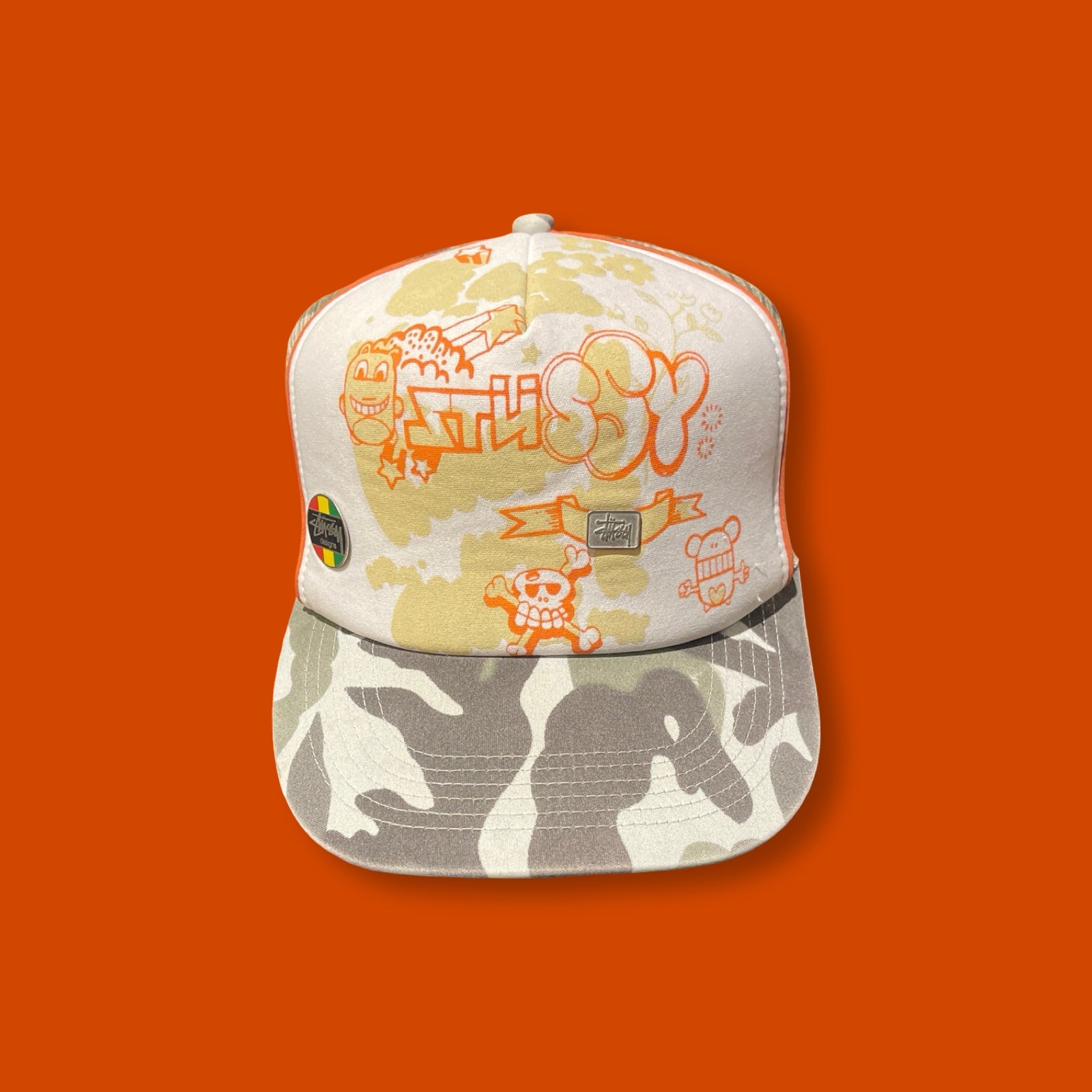 Vntg Stussy Tracker Cap*