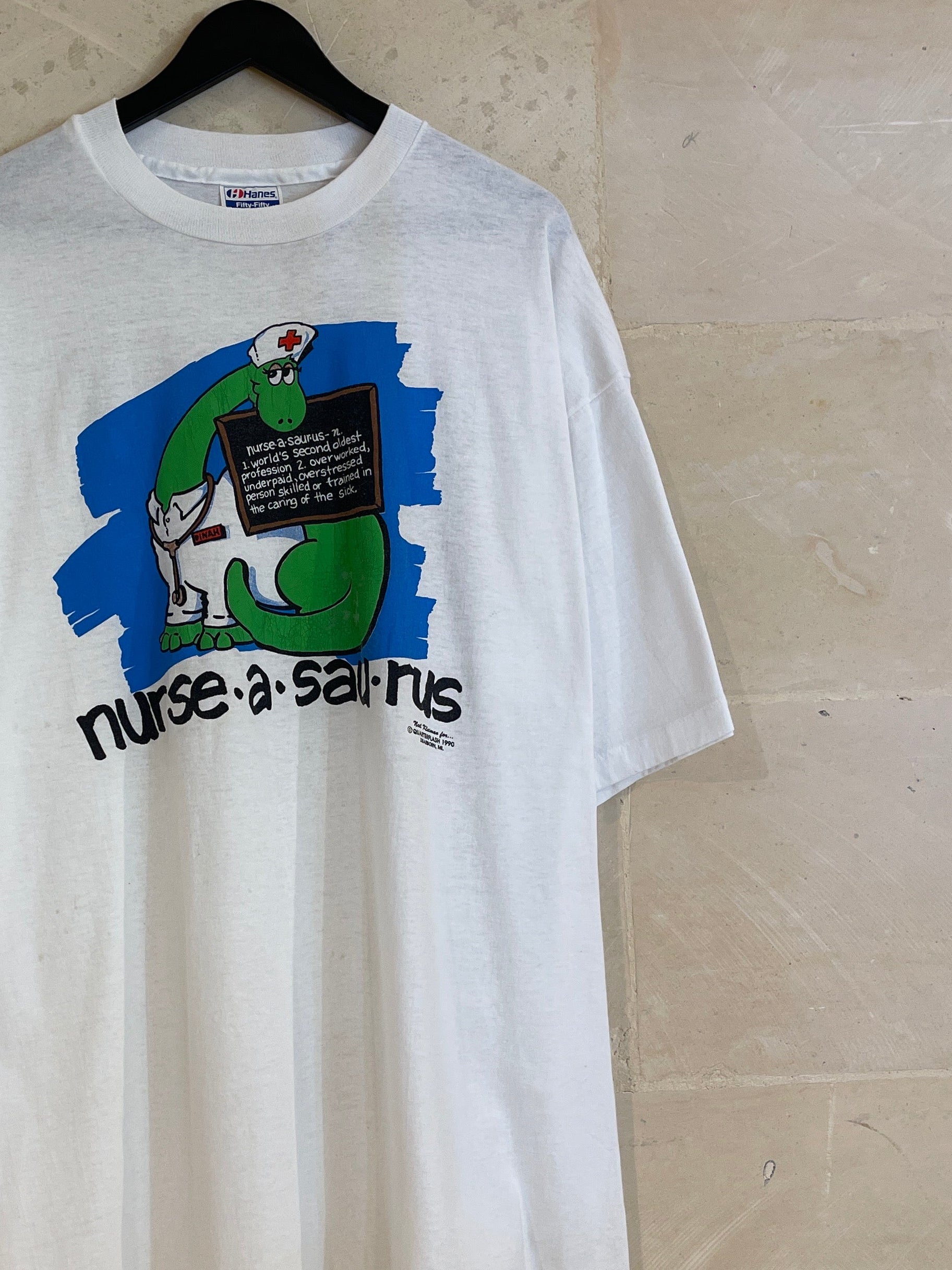 Vntg Nurse.A.Sau.Rus Tee (XXL)