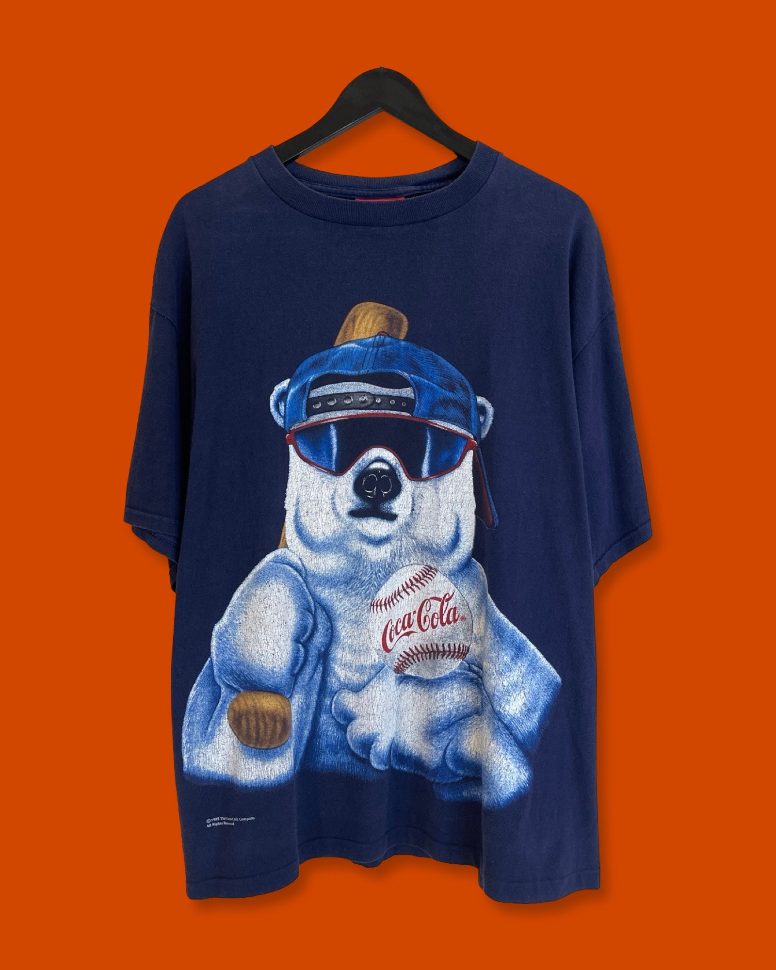 Vntg 1995 Coca Cola Polar Bear Tee (XL)*