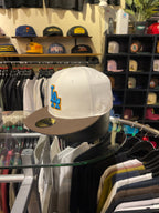 Brand New LA Dodgers Closed Cap Cream-Choco (Size 7)