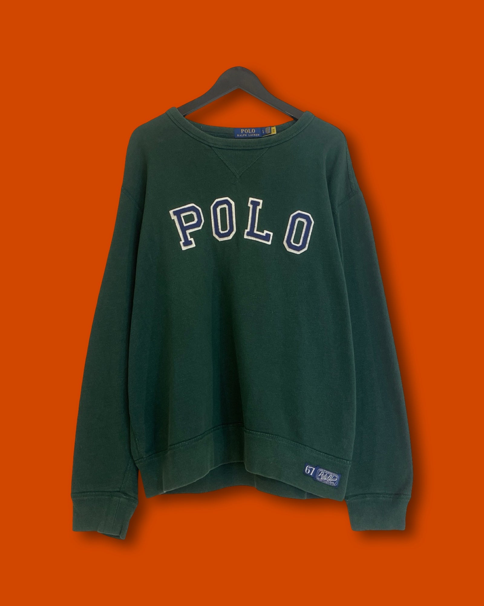 Ralph Lauren Polo Crewneck Dark Green (Large)/SS