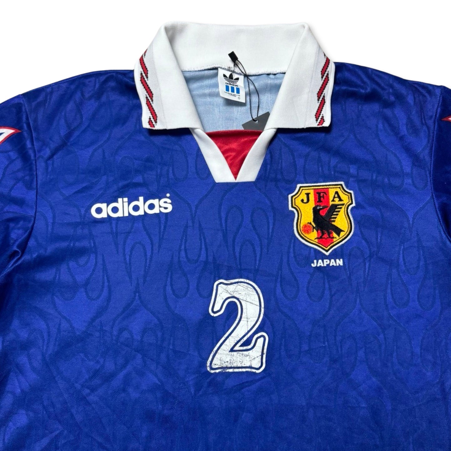 1987-98 Japan Adidas Shirt (fits Large) print is coming off *need extra care when washing*