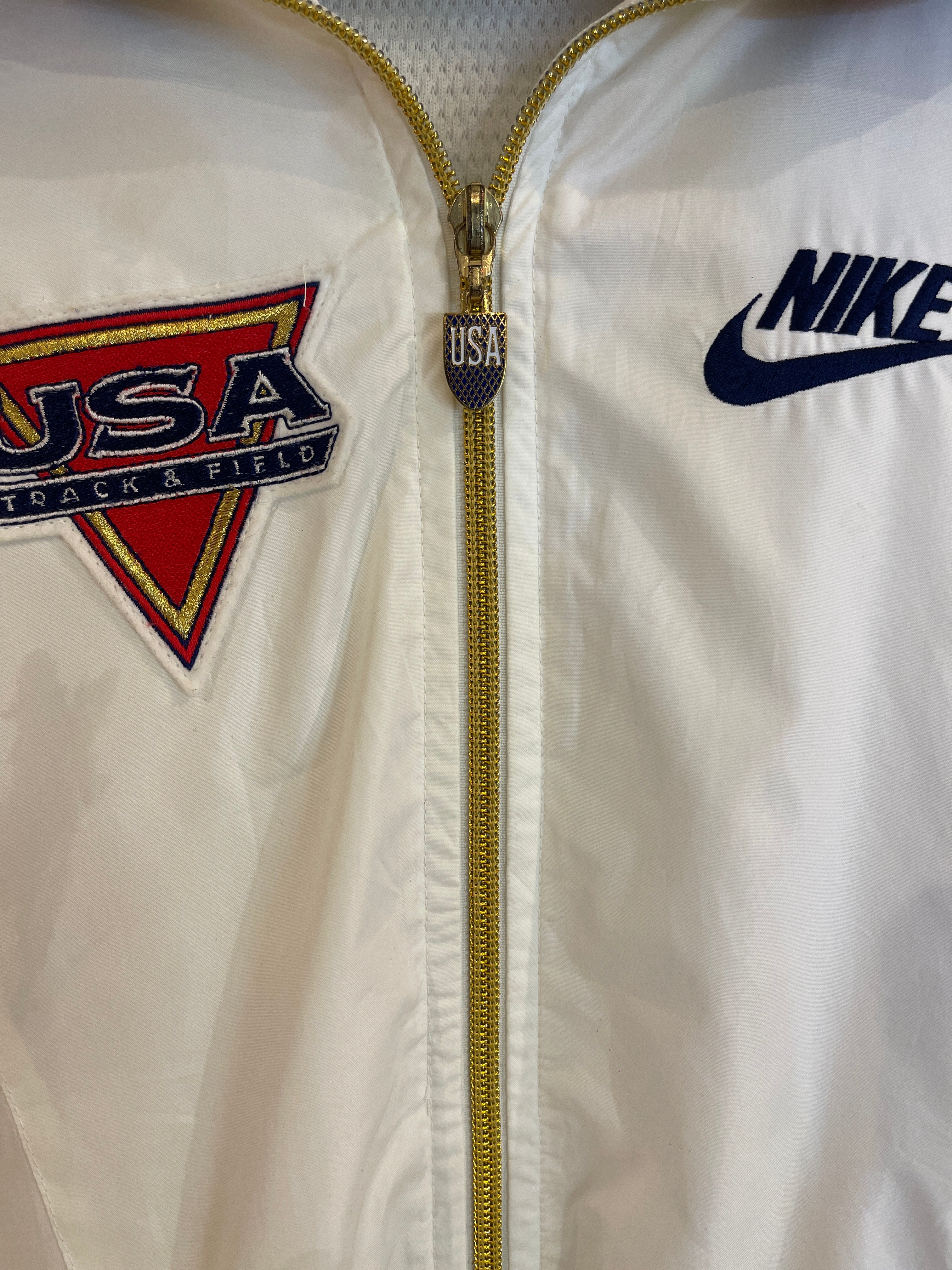 Vntg Nike USA Windbreaker Jacket (Large)
