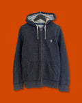 Ralph Lauren Full Zip Black Hoodie Jacket (Medium)