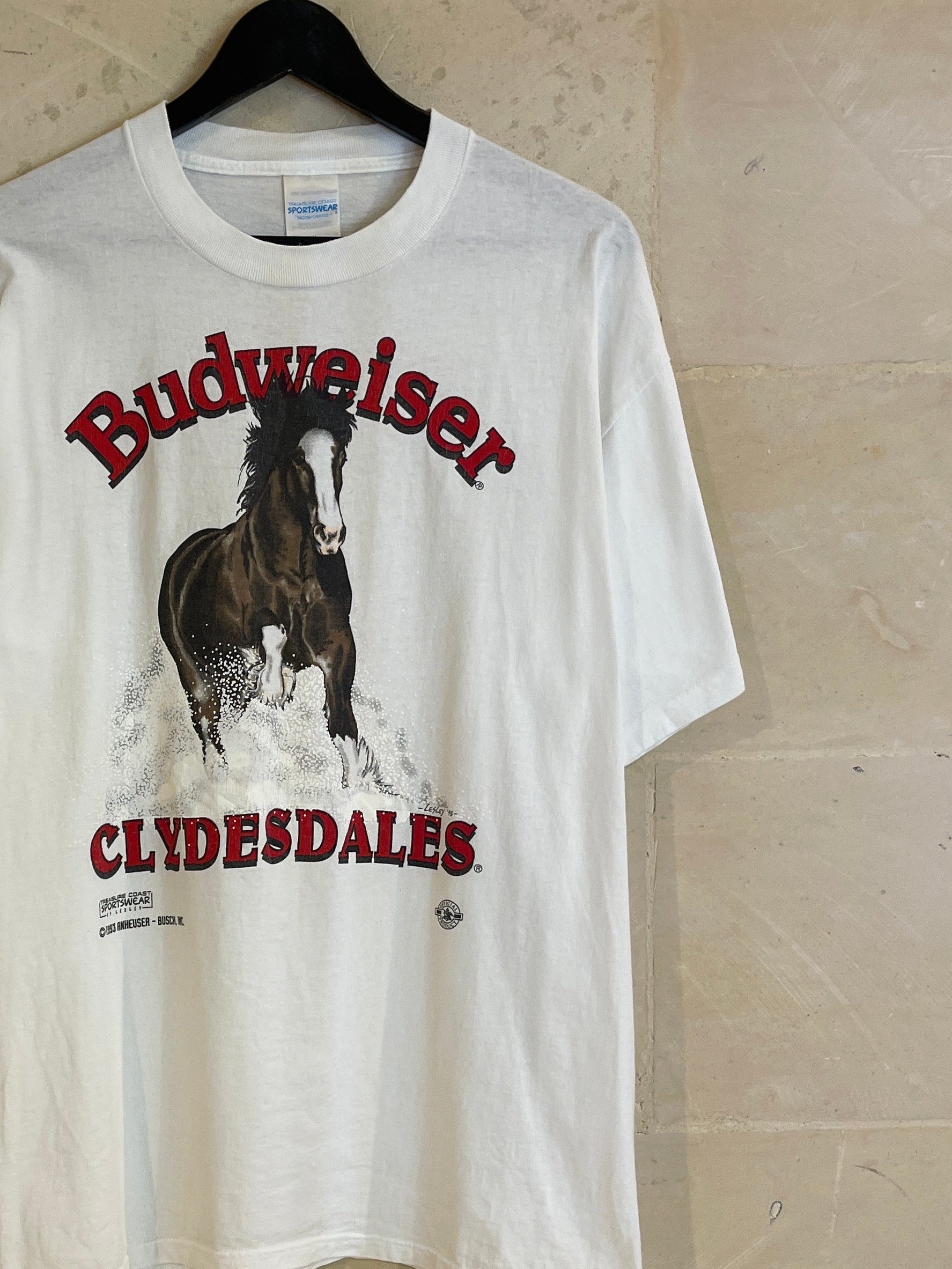 Budweiser Horse Tee (XL)