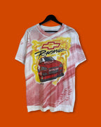 Vntg Chevrolet AOP Racing Tee (Fits XL)