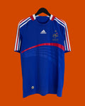 2007-09 France Home Football Shirt (Fits Large)*/Pull Out
