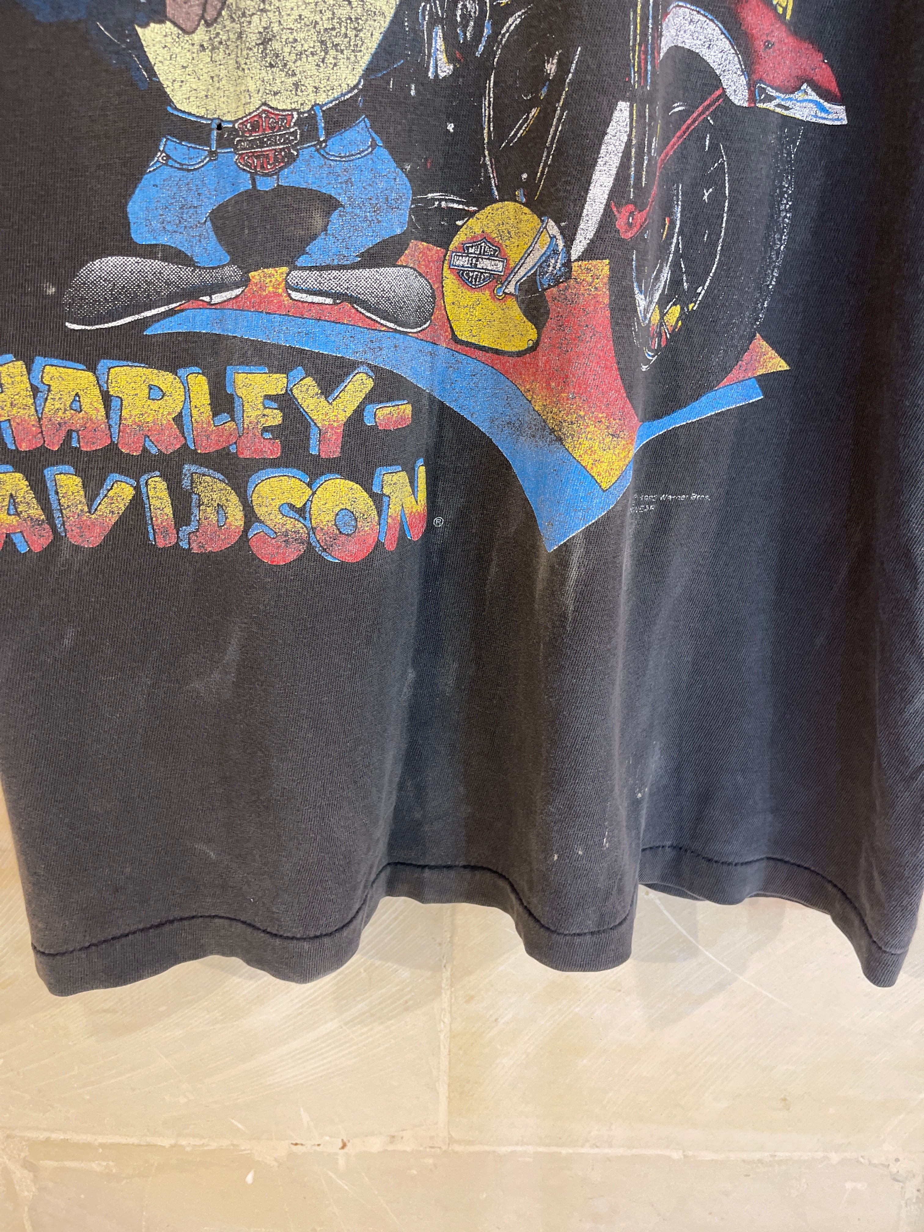 Vntg Taz X Harley Davidson Tee (Large)
