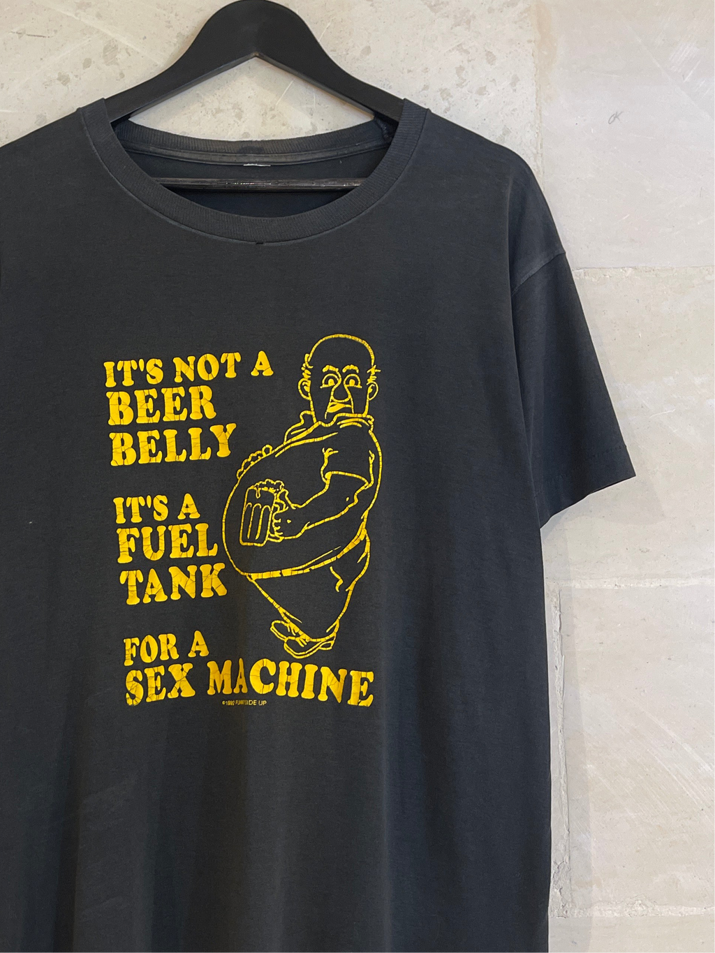 Vntg 1992 it’s Not A Beer Belly Tee (Large)