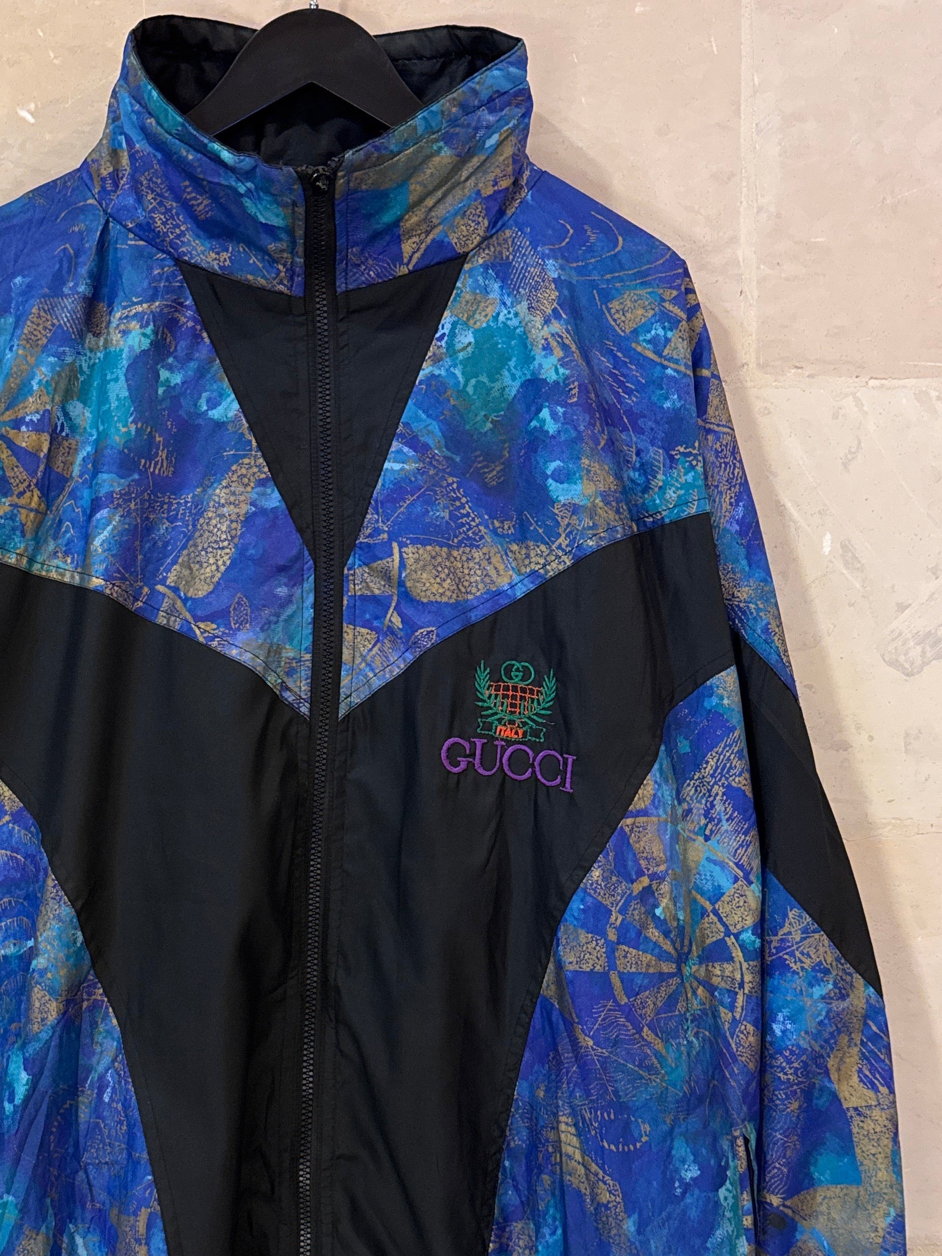 Vntg Gucci Windbreaker Jacket (XL)