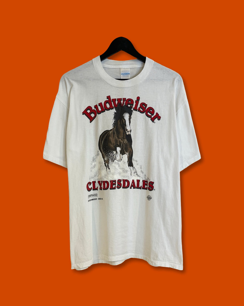 Budweiser Horse Tee (XL)