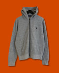 Ralph Lauren Dark/Gray Zip Hoodie Jacket (Medium)*