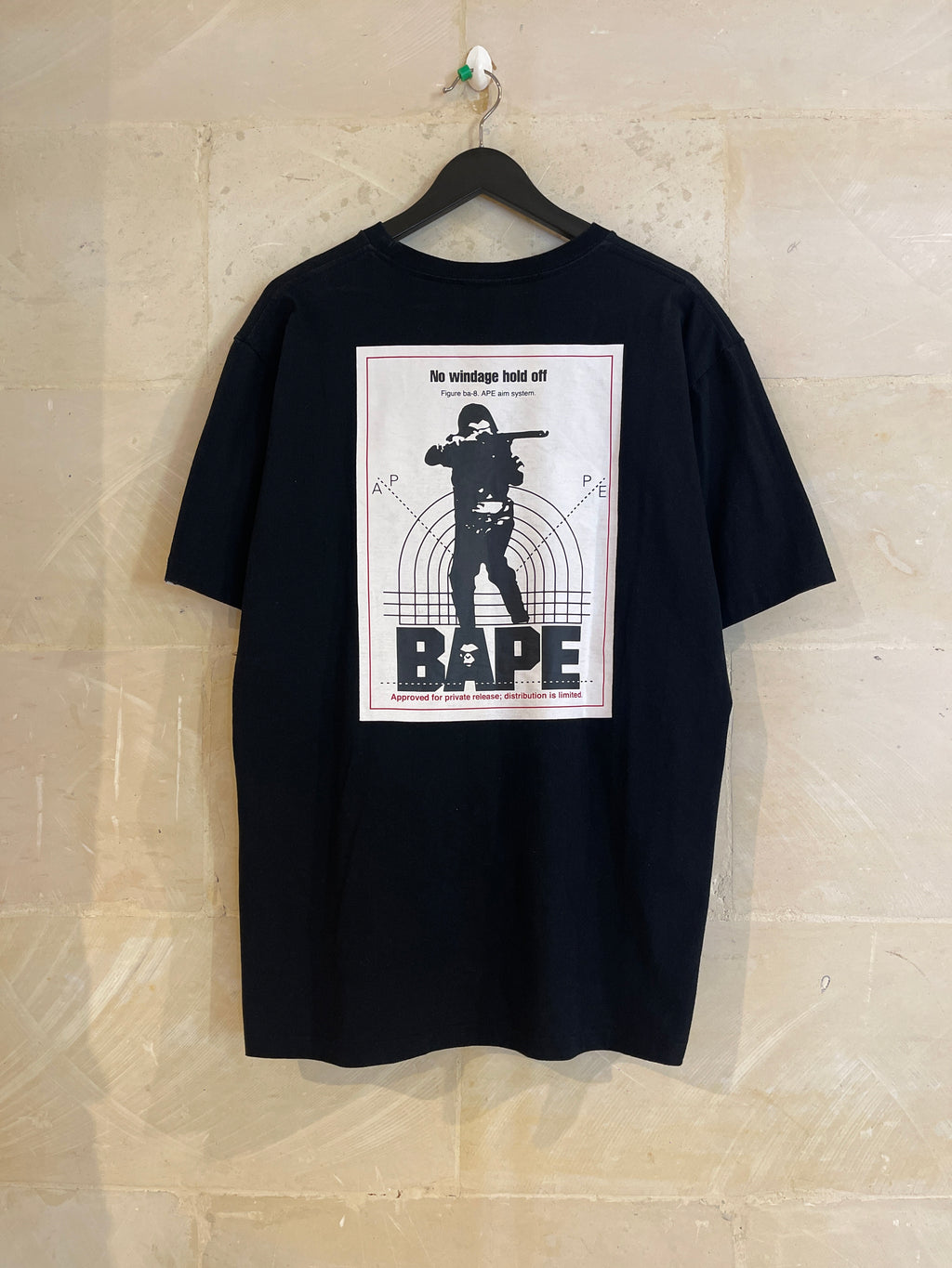 Bape No Windage Hold Off Tee (XL)