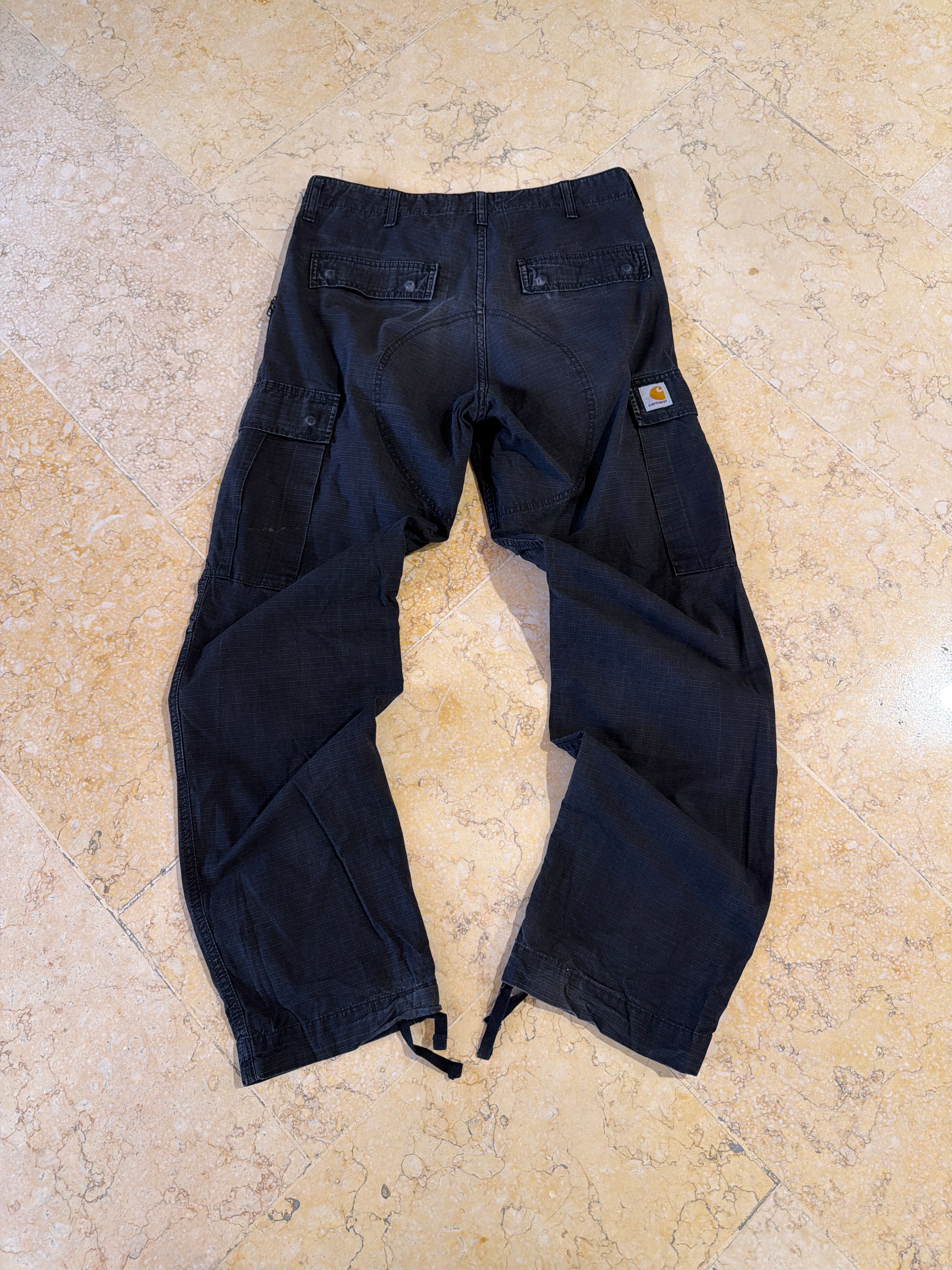 Carhartt Black Cargo Mens Pants (W32/L41)