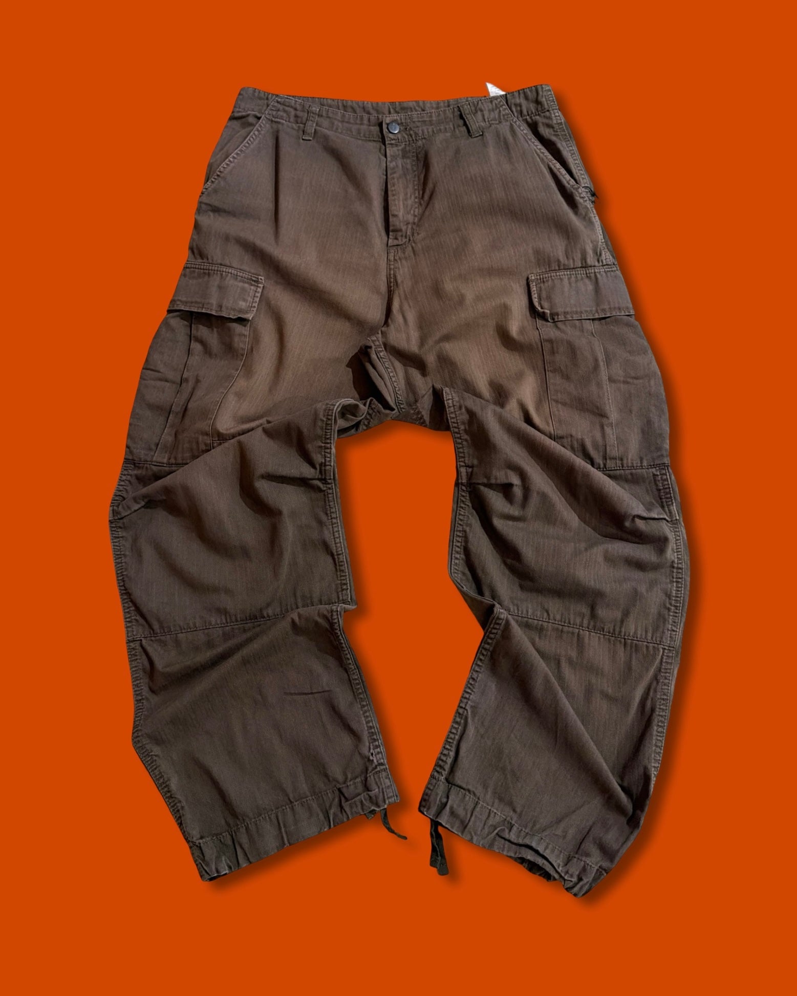 Carhartt Brown Cargo Mens Pants (W36/L44)