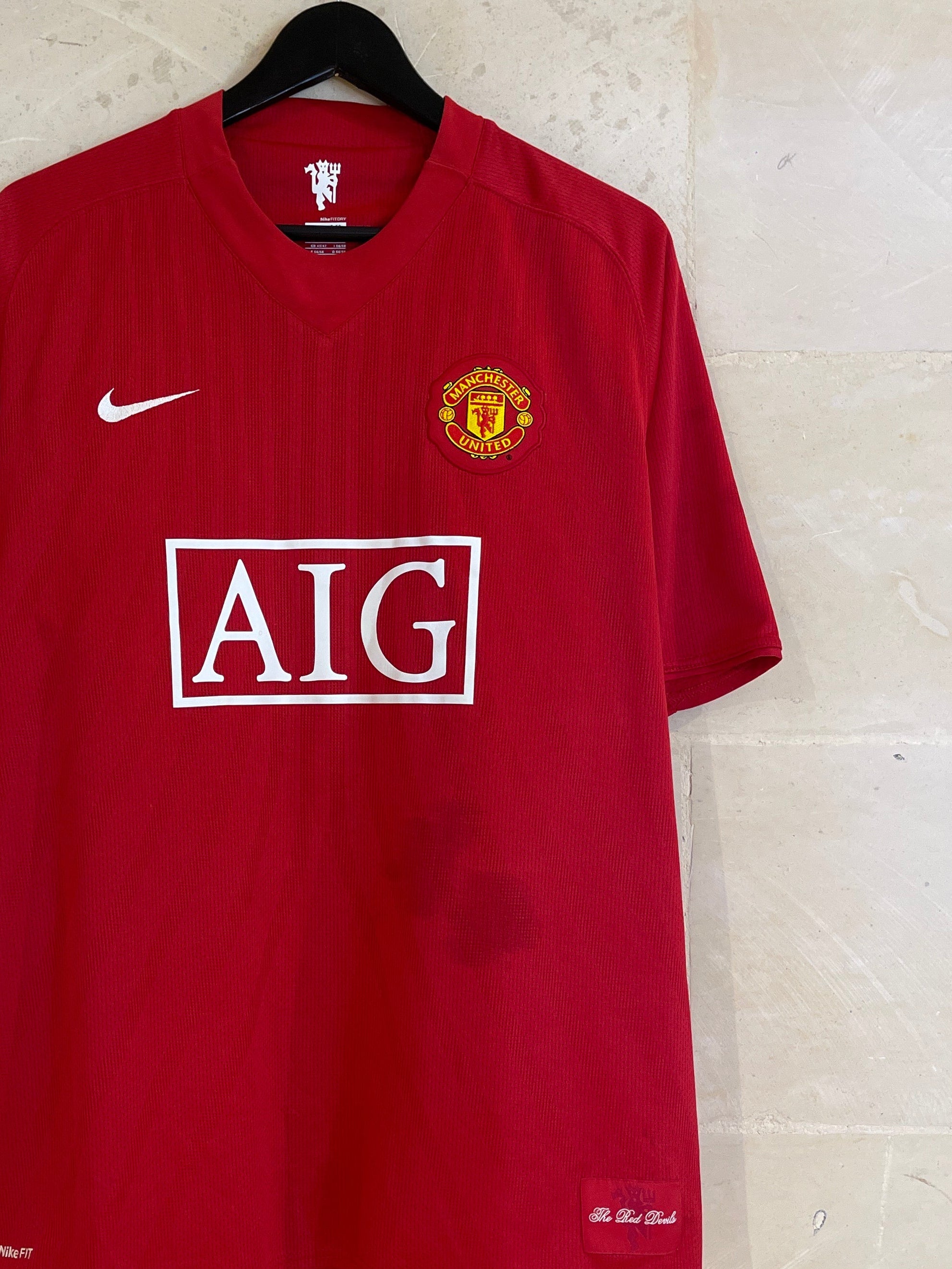2007-09 Manchester United FC Home Shirt (XL)