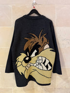 Vntg Big Face Taz Sweater (Large)