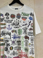 Vntg Stussy Logos Tee (XL)