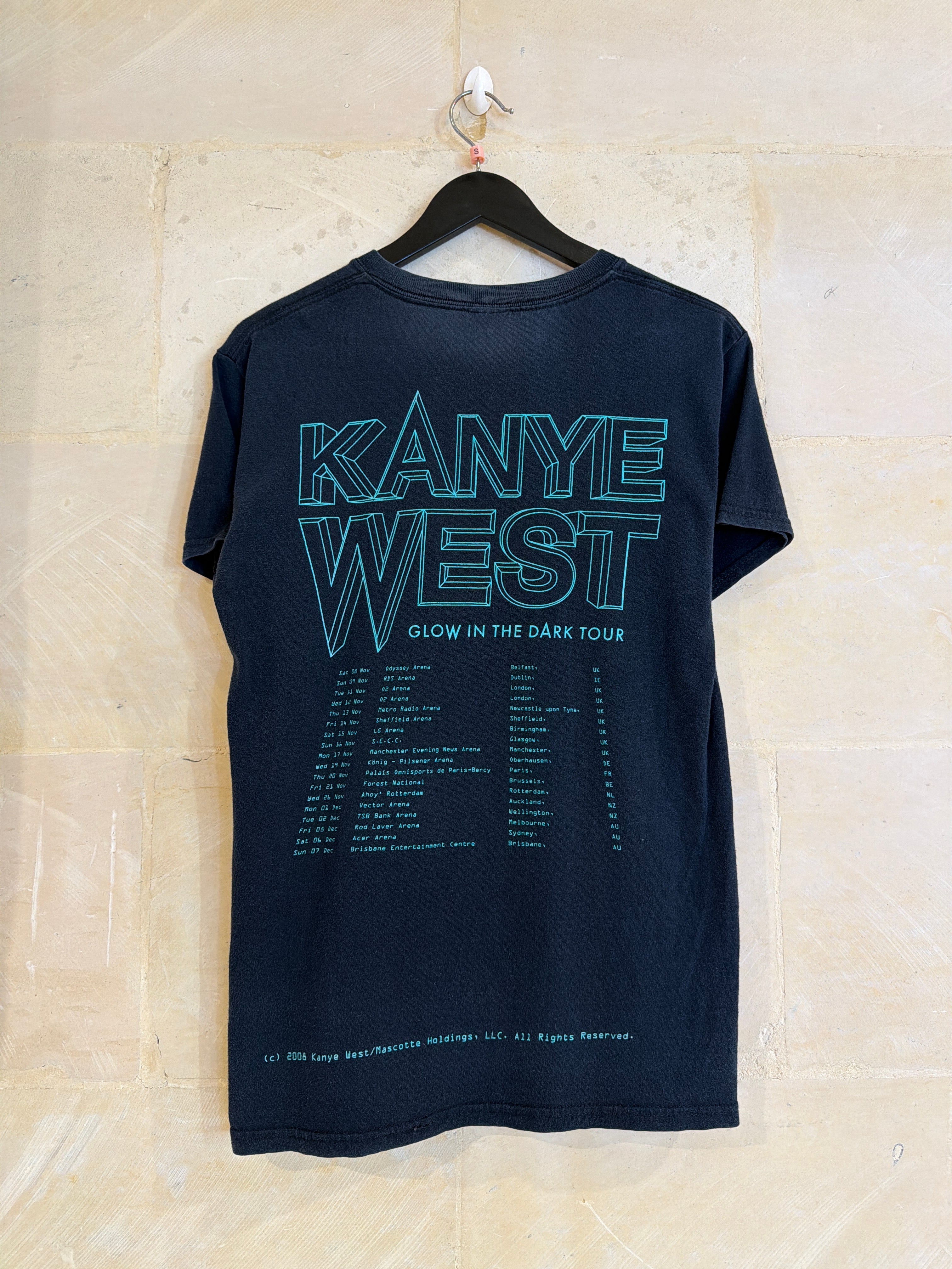 2008 Kanye West Glow In The Dark Tee (Small)