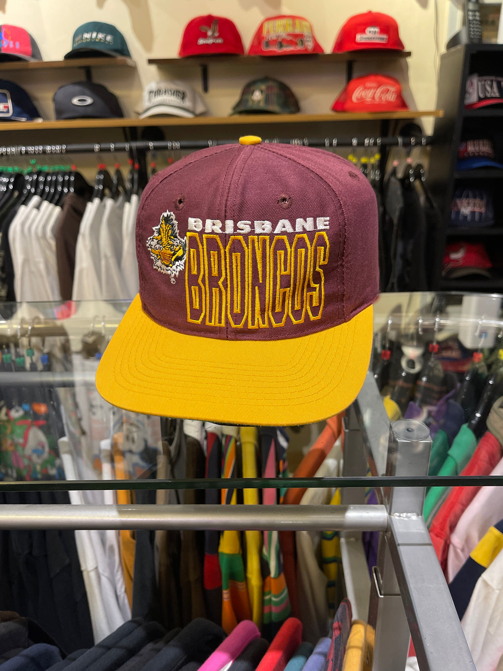 Vntg Brisbane Broncos Cap