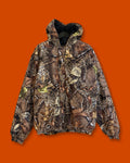 Vntg Burley Camo Real Tree Hoodie Jacket (XL)