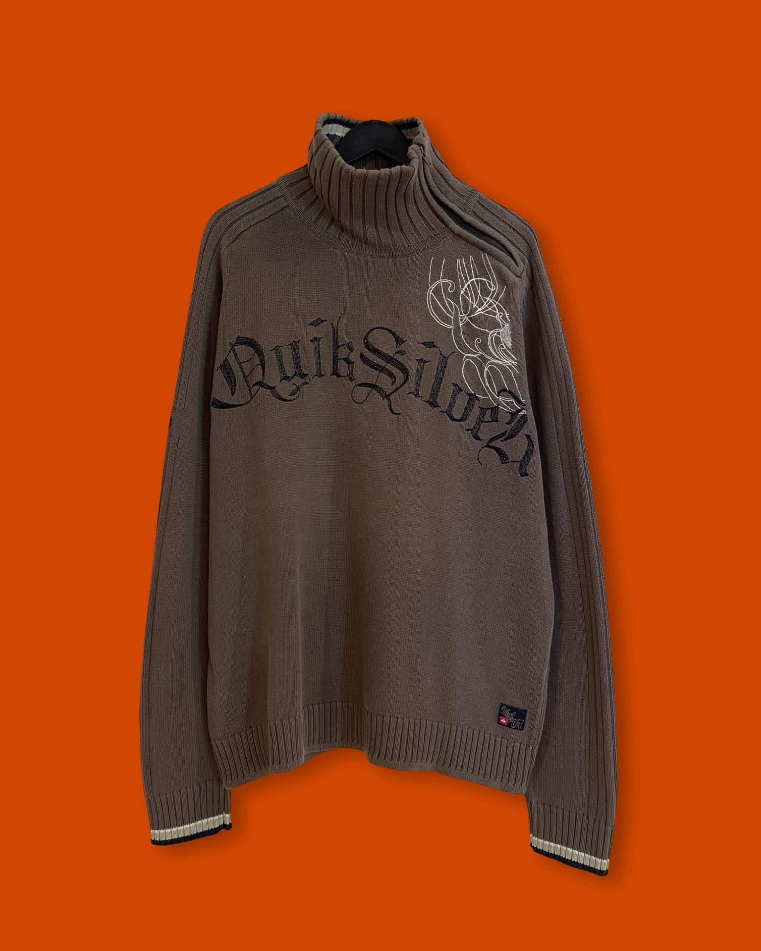 Quicksilver Side Half Zip Brown (XL)